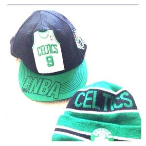 VINTAGE Celtics bundle of hats 2/$22